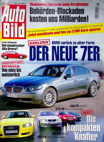Deckblatt Auto Bild (45/2005)